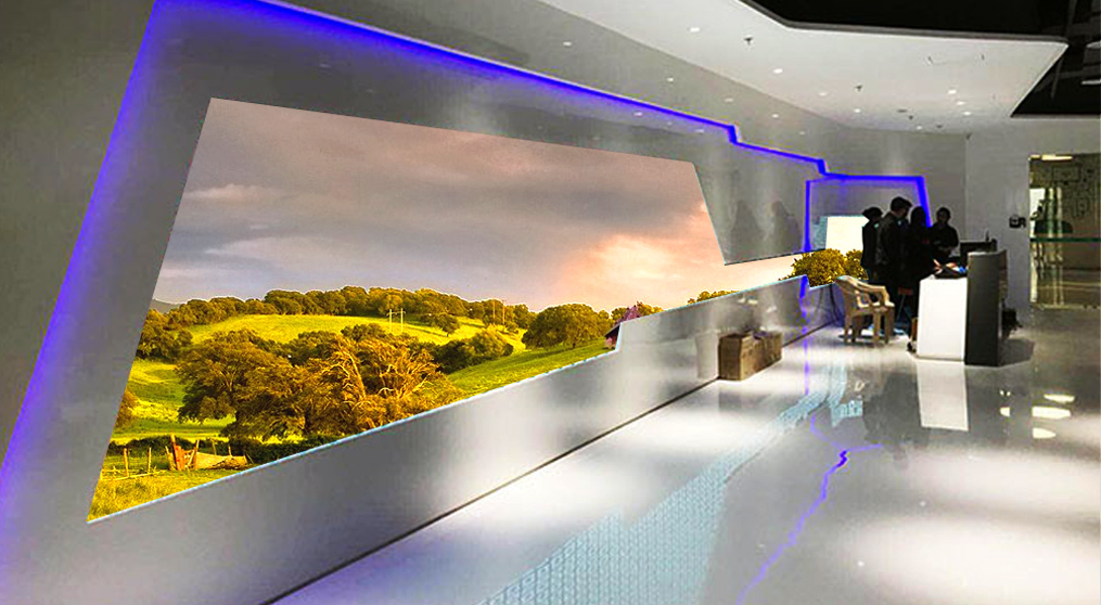 555000jc1线路检测LED异形屏走进OPPO印度总部