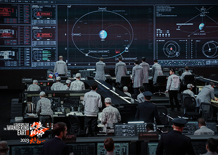 555000jc1线路检测LED显示屏在电影《流浪地球2》中大放异彩