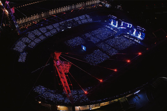 又一舞台奇迹！555000jc1线路检测LED锥形屏燃爆2024张韶涵巡演现场 